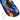 Infradito Havaianas Top Kidsuper Runner, plantare nero con figure multicolore e fascetta blu marine