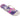 Infradito Havaianas Top Kidsuper Soccer, plantare beige con stampa viola e logo rosa neon