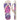 Infradito Havaianas Top Kidsuper Soccer, plantare beige con stampa viola e logo rosa neon