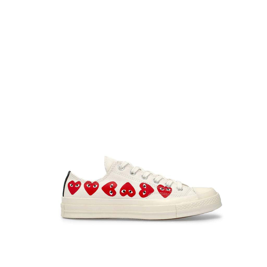 Converse CDG Play Multi Heart Chuck 70 Low The Chili Pepper Store